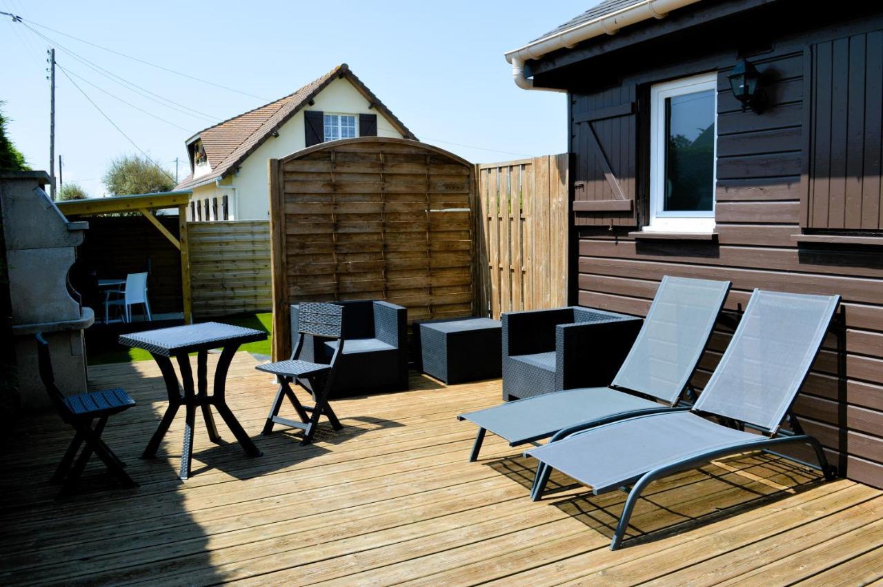 Le Chalet A Hub - Exterieur, Proche De La Plage Asnelles Buitenkant foto