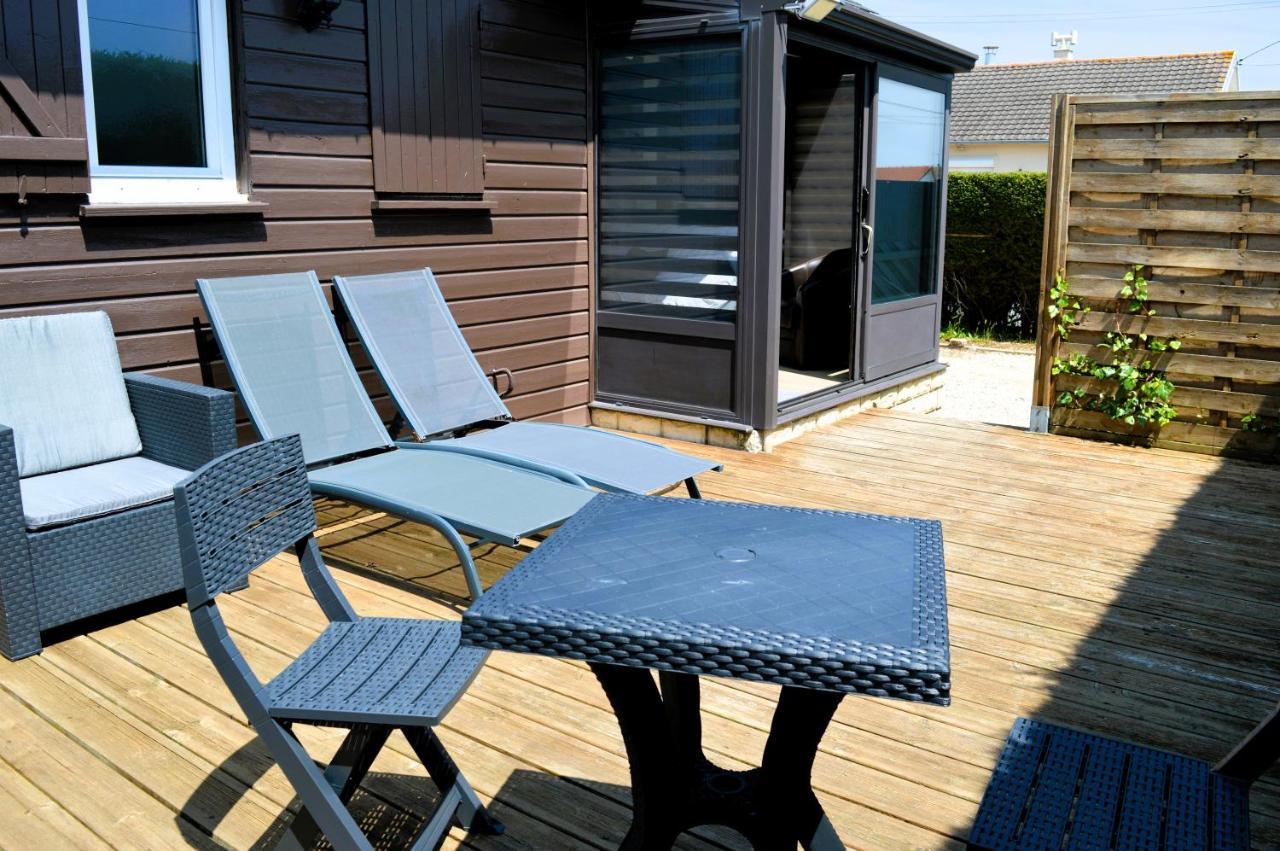Le Chalet A Hub - Exterieur, Proche De La Plage Asnelles Buitenkant foto